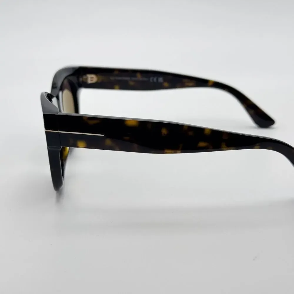Tom Ford Sunglasses Marine-02 TF1315 52E Havana Cat Eye Frame Brown Lens 50mm